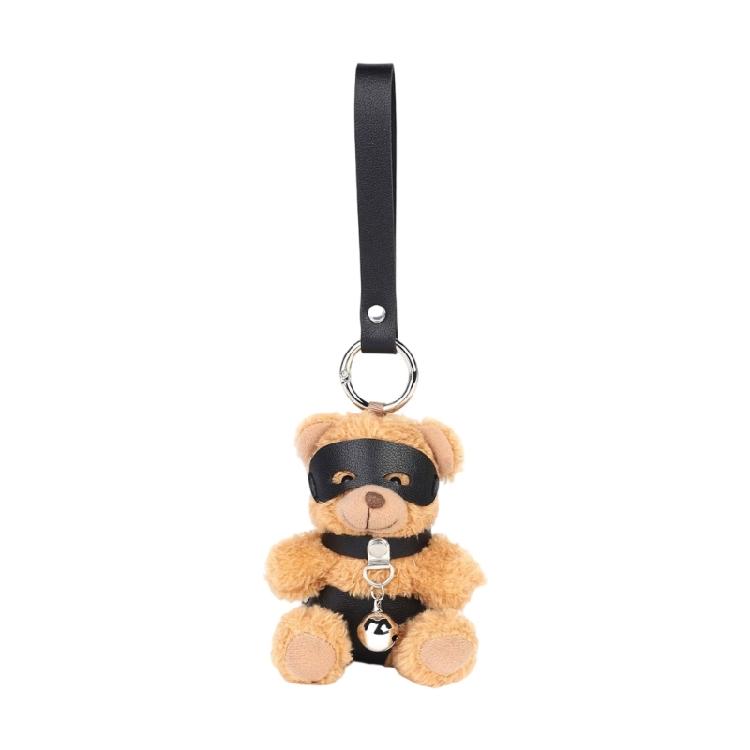 Plush Bear Keyring Plush Bag Charm Nontoxic Material Cute Travel Accessory Gift Stylish Bag Hanging Ornament