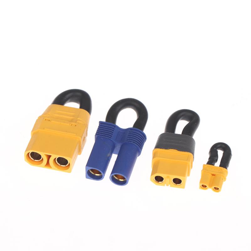 1Pcs DIY Accessories Designed For RC Model Car Dual Battery Drive To Single Battery Drive TRX XT60 XT90 EC5 T-Type Short-Circuit Plug