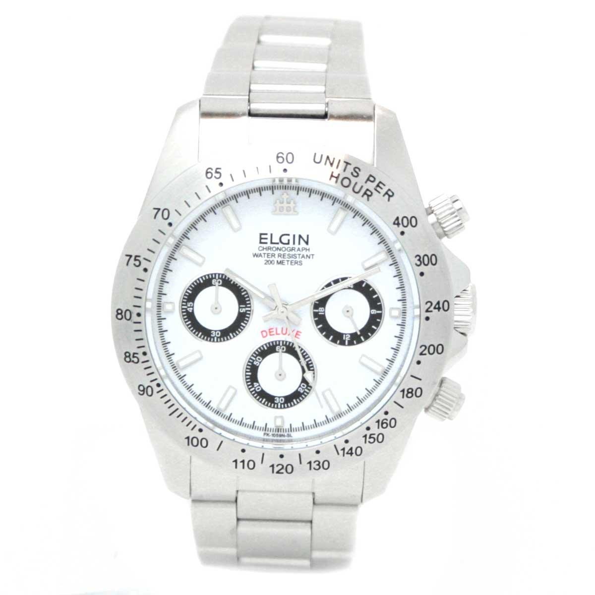 

Elgin FK1059S-W Men s Silver Watch