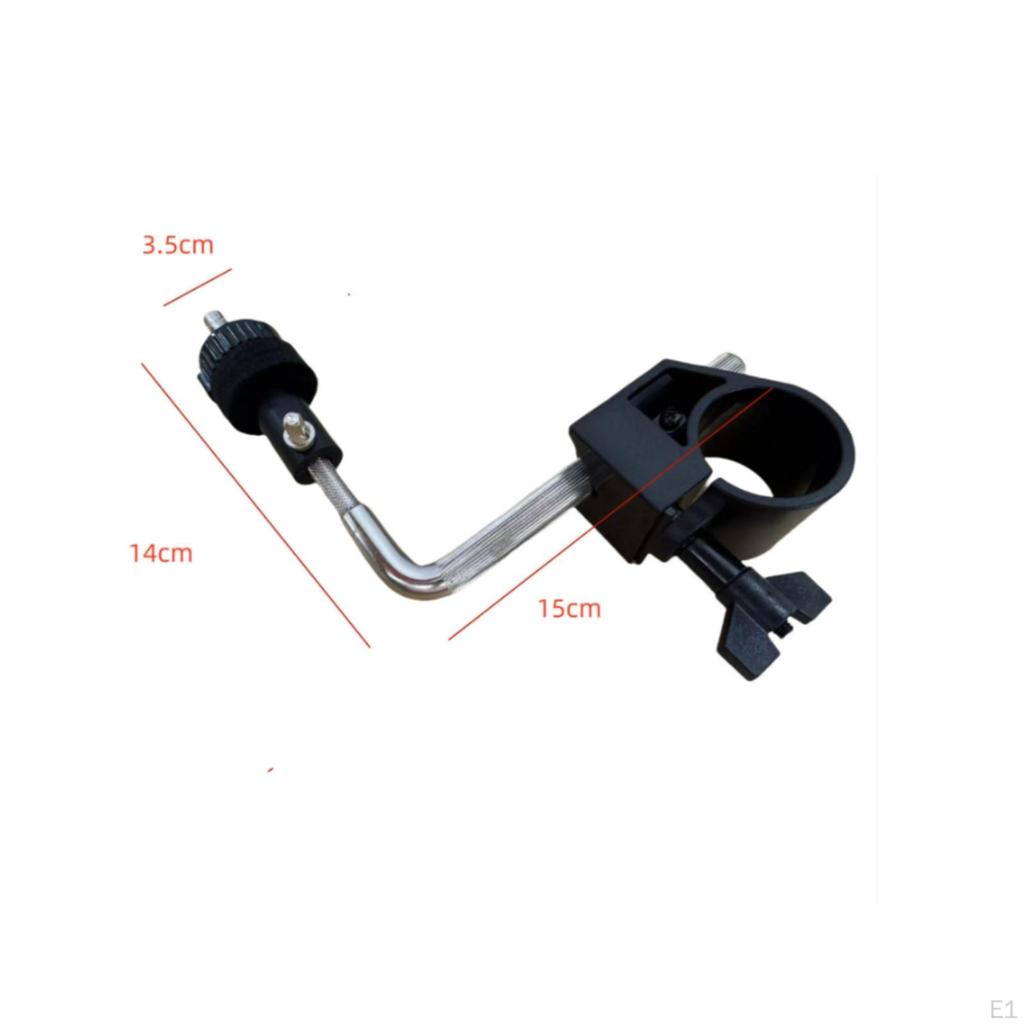 Drum Clamp with LRod Easy to Adjust LArm Adjustable Percussion Mount for Drummers,