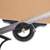 1PC Movable Angle Ruler, 90 Degree Right Ruler, Multi-functional Horizontal Woodworking Multi-purpose High-precision Combination Angle Ruler