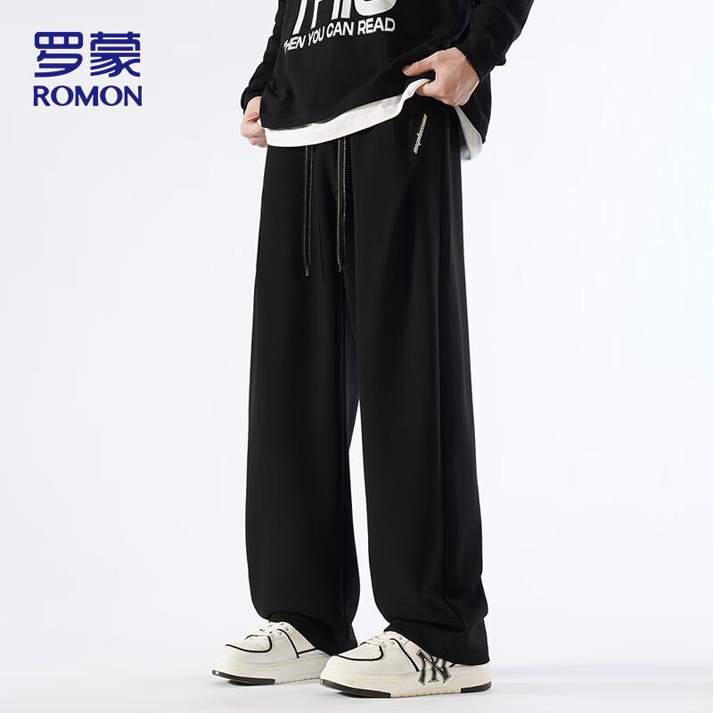 

ROMON Men s Loose Straight-Leg Casual Sweatpants XL