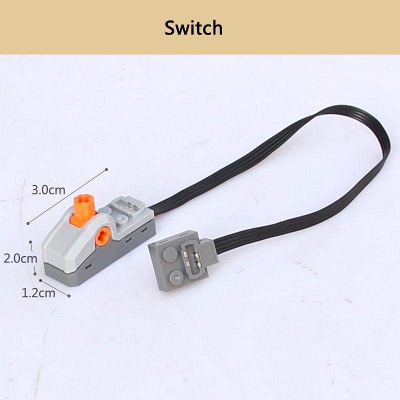 Building Block Motor Lithium Battery Functions Toys Tool Servo Remote Motor PF Model Sets Compatible with Lego High-tech Parts