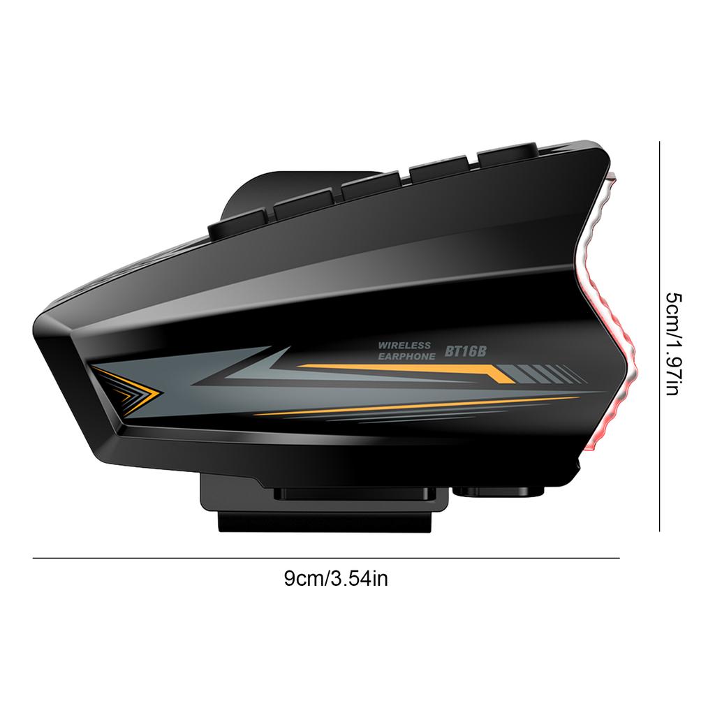 Motorcycle Helmet BT Headset Waterproof Motorcycle Headphones with Flashlight Wireless BT Headphones for All Helmets