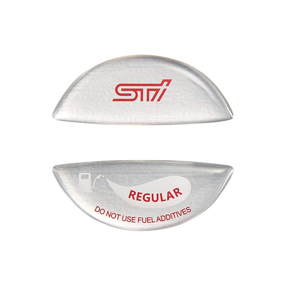 

SUBARU STSG18100610 [Оригинал Subaru] STI [Накладка на крышку бензобака] (Обычный)] Серебристый W54mm x H:21mm серебряный