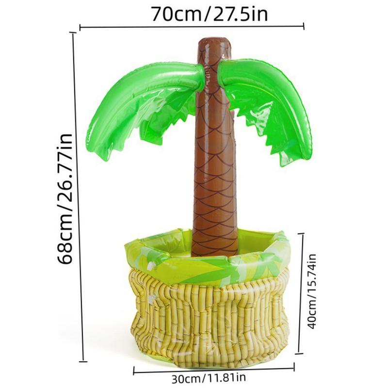 Inflatable Pool Cooler Summer Cactus Ice Bucket Inflatable Cooler Chill Drinks And Fruits Beverage Container Cooler For Outdoor