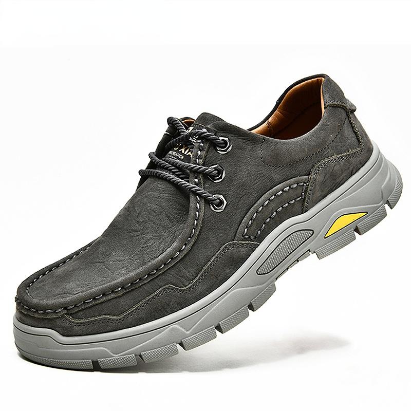 Men Shoes Genuine Leather Flats Men Loafers High Quality Outdoor Men Sneakers Rubber Male Casual Shoes