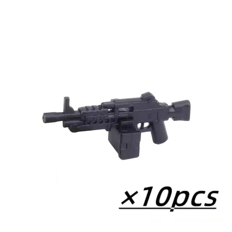 WW2 Military Weapons MOC Mini Building Blocks Figures Soldier US Soviet Rifle Gun Rocket Launcher MG42 RPG Bullet Bricks Toys