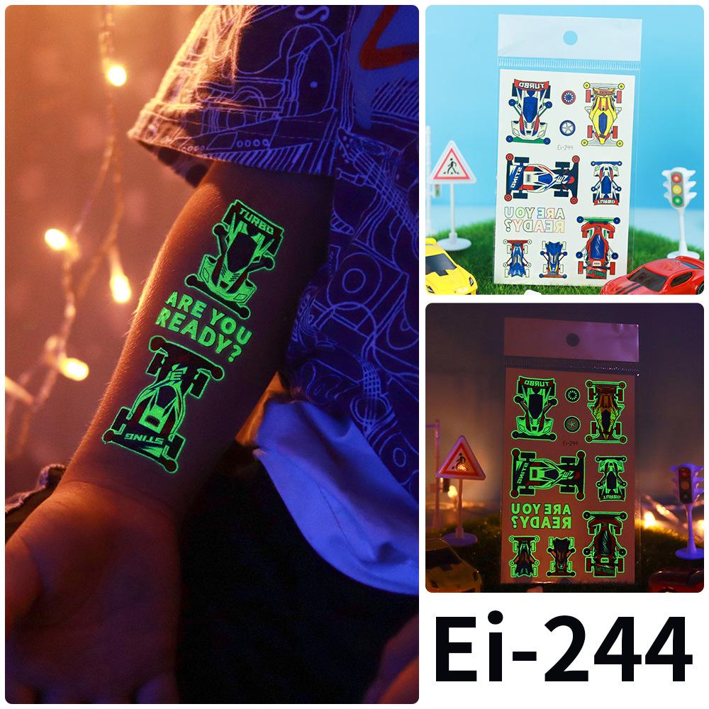 

Водонепроницаемые светящиеся наклейки-татуировки гоночных автомобилей Rekalong для ночных вечеринок 120*75mm