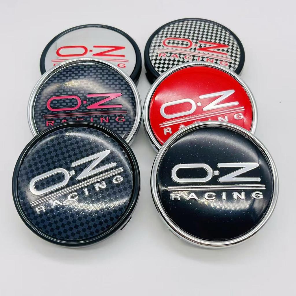 4pcs Car Wheel Center Hub Caps 64mm For OZ Racing Alloy Auto Wheel Rim Center Hub Cap 56mm OZ Badge sticker Styling accessories
