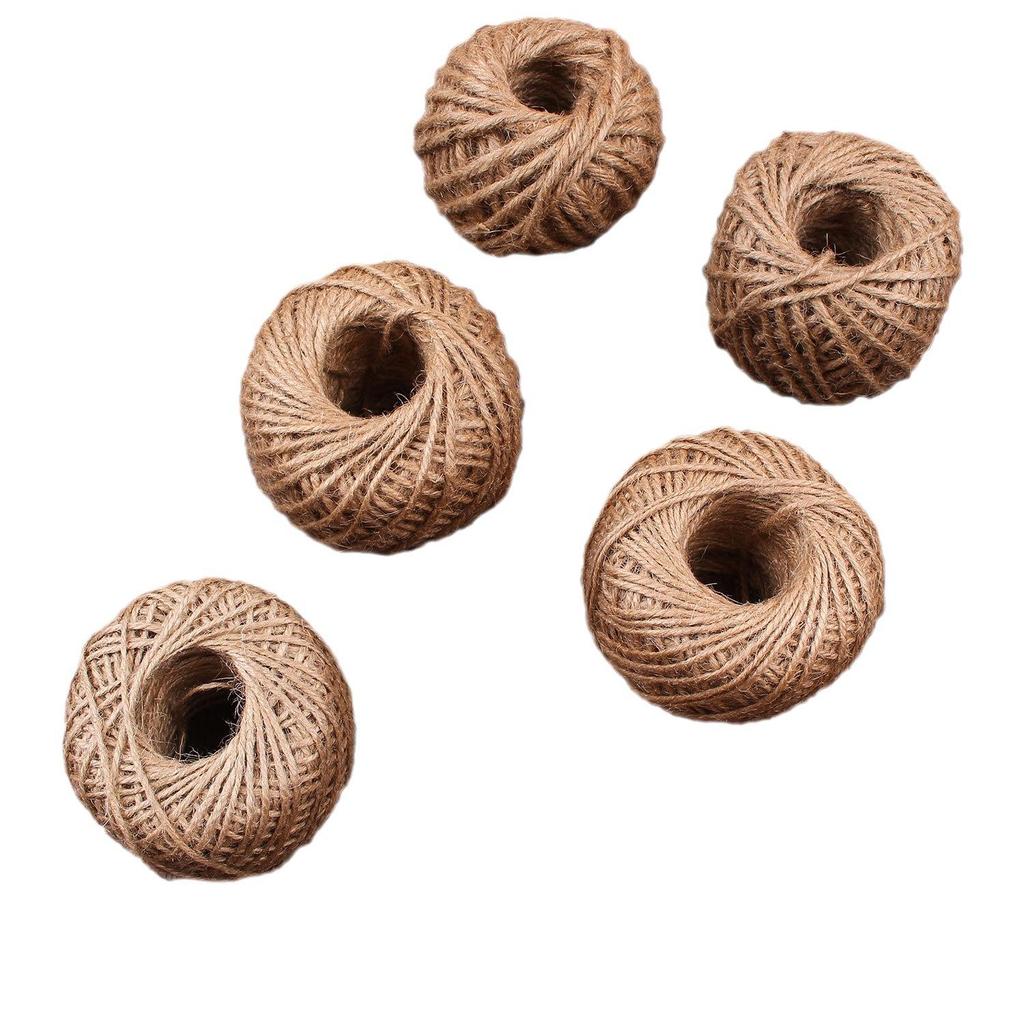 Thick Natural Hemp Rope for DIY, Decorative Binding, Gift Packaging & Cat Climbing