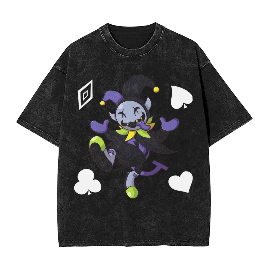 Hip Hop ITs TV Time Funny Tenna Deltarune Chapter Merch T Shirt for Unisex Women  Washed Cotton Tee Shirt Clothing