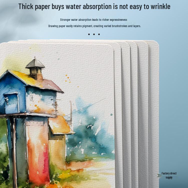 300g Watercolor Postcard & Square Paper - Medium Texture