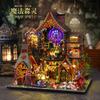 DIY Miniature House Magic Forest Elves Handmade Assembly Model Villa Decoration Creative Gift