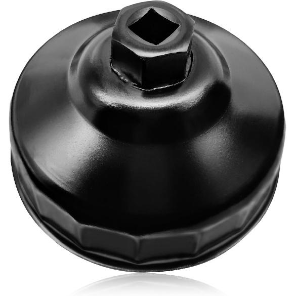 86Mm 16 Flutes Oil Filter Wrench - Steel Socket Kit Compatible With BM And V0LV - Housing Caps Removal Tool