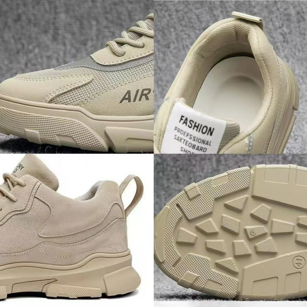 Fashion Men's Shoes Breathable Running Shoes New Platform Mesh Casual Shoes Men Autumn Luxury Lace-up Board Shoe Comfortable Tennis Shoe