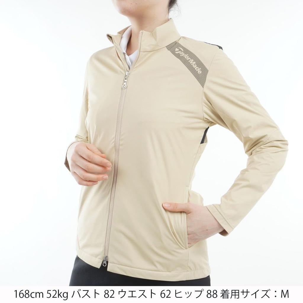 TaylorMade Double-Layer Wind Jacket, Beige, Size Small, Women's, 2024FW UN385