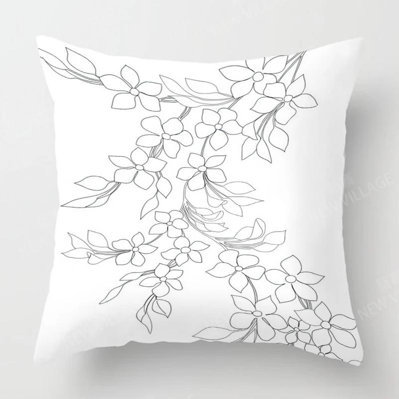 Modern Decorative Cushion for Home Living Room Decor Throw Pillow Cover 45*45 40x40cm 60x60cm 45x45cm 50x50cm Abstract Morandi