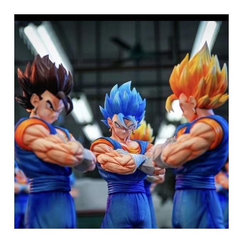 Anime Drogan Boll Vegetto Figure Super Saiyan Vegetto Blue Action Figures 30cm Pvc Statue Collection Model Toys Gifts