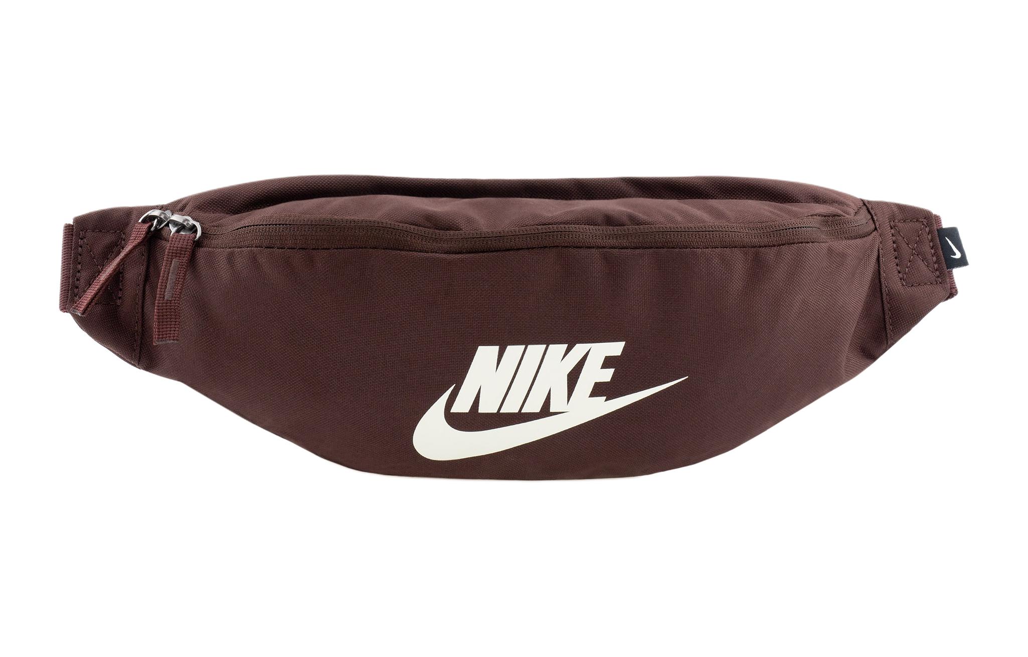 Nike Heritage Polyester Fanny Pack Unisex Burgundy BA5750-227