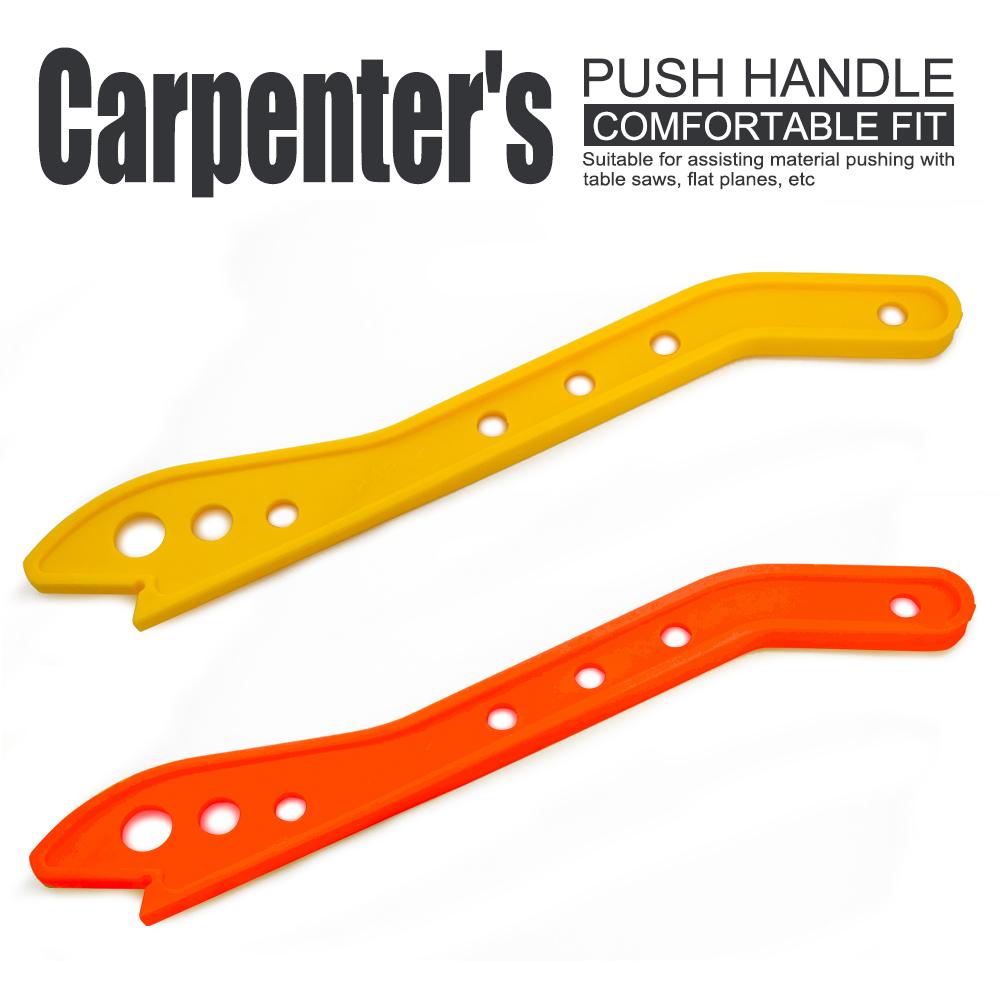 Woodworking Safety Red Yellow Long Style Push Handle Wood Saw Push Block Sticks Table Saw Woodworking Push Block Tools