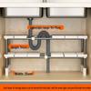Retractable Under-Sink Kitchen Cabinet Storage Rack