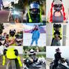 2pcs Motorcycle Helmets Ponytail with Bowknot Detachable Suction Cup Helmets Pigtail Universal Helmets Braid Multi Color