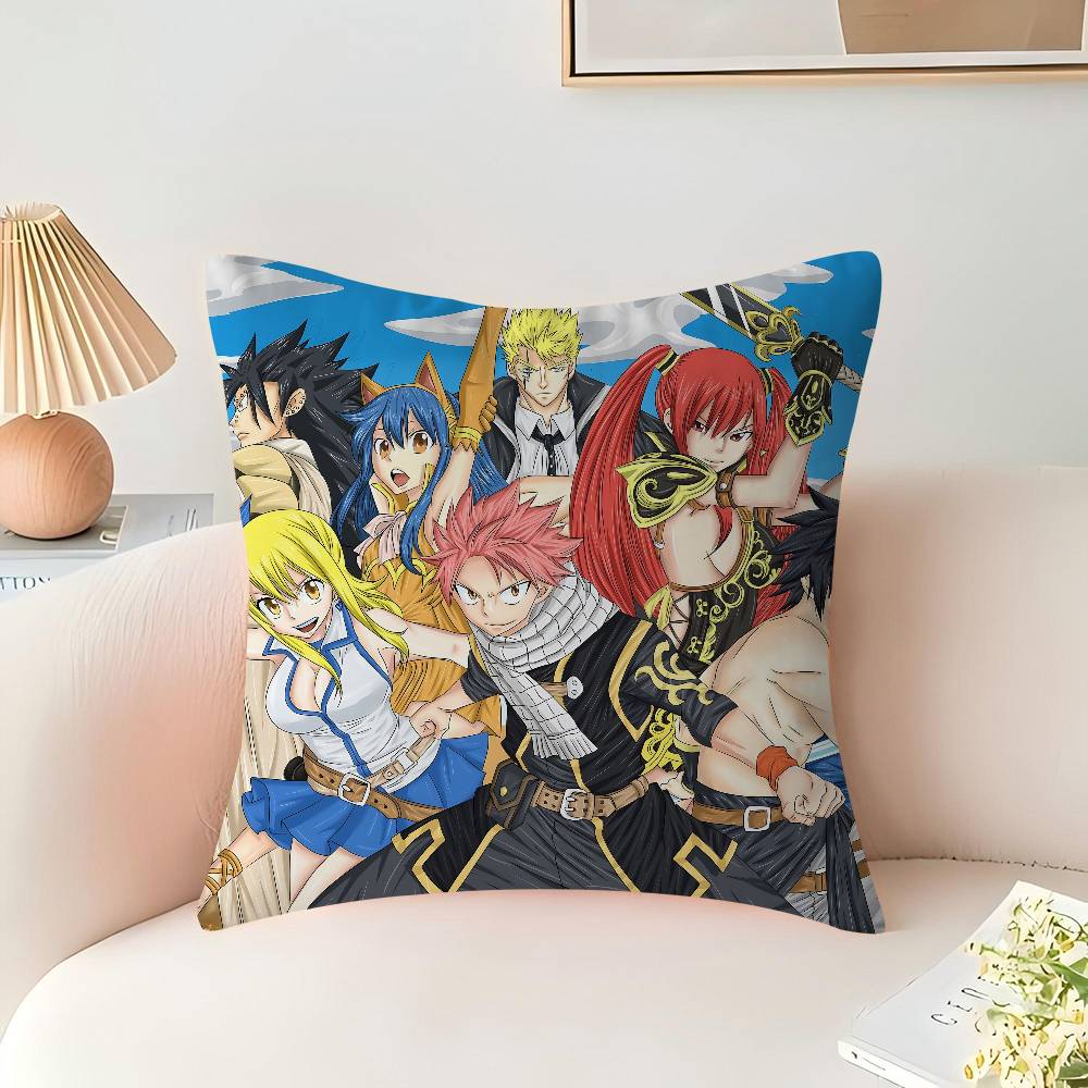 Anime D-Death n-Note Cushion Cover Car Throw Pillow Case For Sofa Car Christmas Gift 40x40cm 45x45cm