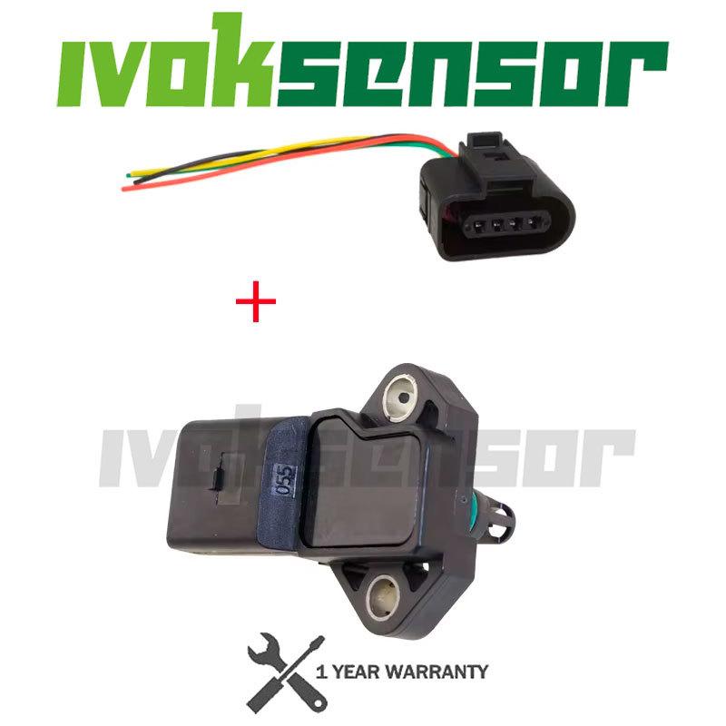 2.5 Bar Turbo 0 281 002 399 Map Manifold Pressure Sensor 038906051B For VW Lupo GOLF IV PASSAT B5 POLO 1.4 1.6 1.9 2.0 2.5 TDI