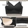 Women's U-Shaped Backless Bra with Chest Pads - Seamless One-Piece Vest Style for Small Busts