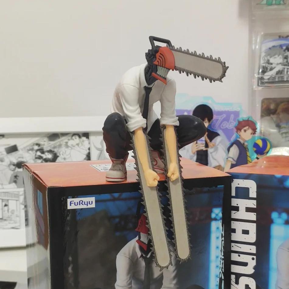 Chainsaw Man Denji Anime Figure Denji/Power Action Figure 1560 Chainsaw Man Denji Figurine Adult Collectible Model Doll Toy