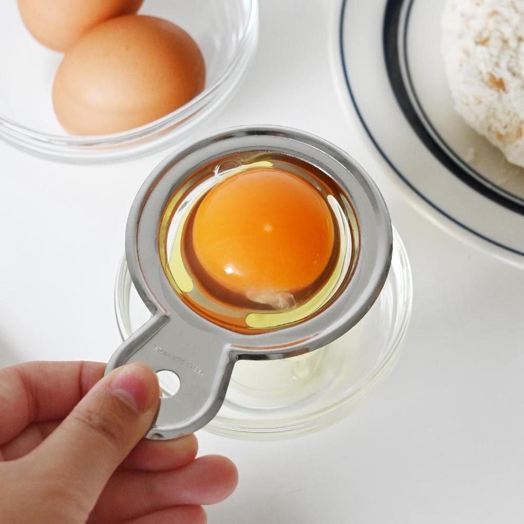 

Easy Stainless Steel Egg Yolk Separator