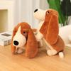 Fluffy Dachshund Dog Shape Plush Pillow Lifelike Stuffed Throw Cushion for Sofa Chair Home Decoration Long Dog Pillow Gift