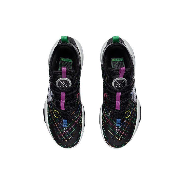 Li Ning All City 9 Youth Edition Basketball Shoes Men's Low Top Black ABAR051-3