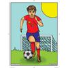 Velvet Coloring Board For Child The Footballer