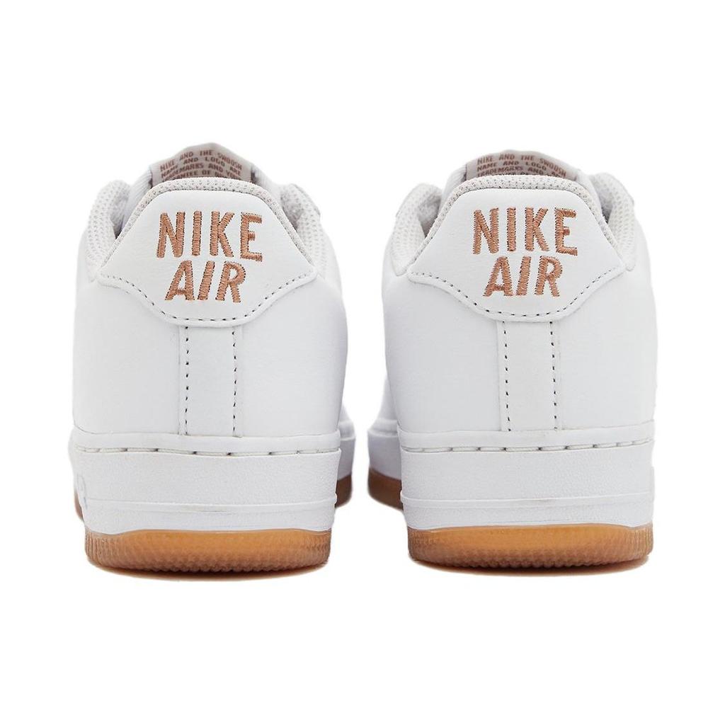 Nike Air Force 1 Jewel Color of the Month - White Bronze Men Sneakers Gum-Light-Brown FN5924-103