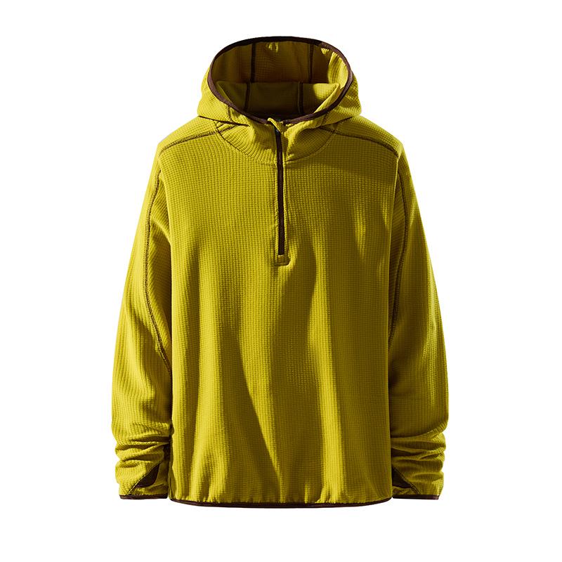 Unisex Antibakteriel Halvlynlås Stå krave Udendørs Vinter Sports Langærmet Top