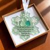 Snowflake Shaped Sea Glass Friendship Handcrafted Ornament Companionship Keepsake Christmas Tree Decoration for Best Friends