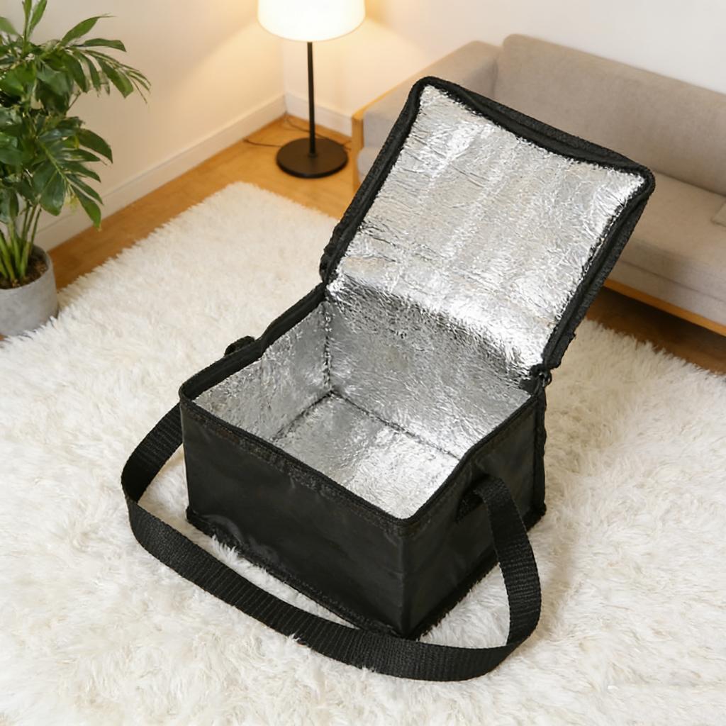 Přenosná obědová chladicí taška Skládací izolace Piknikový balíček s ledem Jídlo Termo taška Nosič nápojů Izolované tašky Taška na rozvoz piva