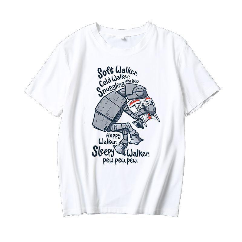Star Wars Collaboration Series Children and Adults Shortsleeved Tshirts Trendy Roundneck Loose Summer Style