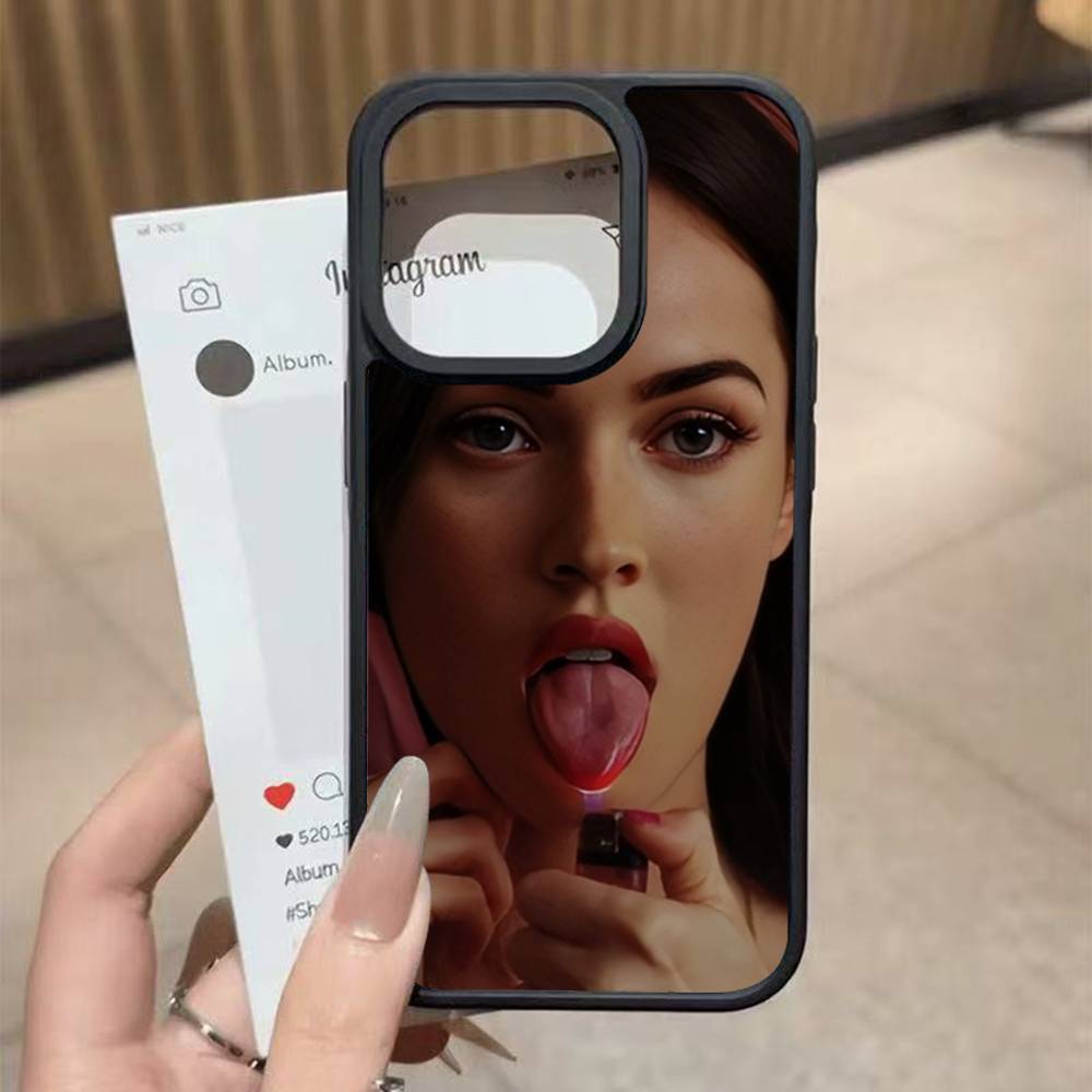 Jennifers Body Megan Fox Black Silicone Hard Plastic Phone Case For Iphone 17 Air 16 15 14 13 12 11 Pro Max PC+TPU Case