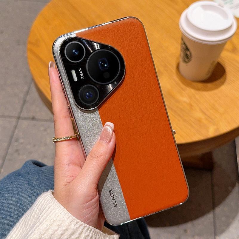 Double-color Plated Silver Edges Lens Raised Protective Lens Case For Huawei Pura 70 Ultra Pura70 Pro + Pura70 pro Protect Cover Huawei Pura 70 Ultra