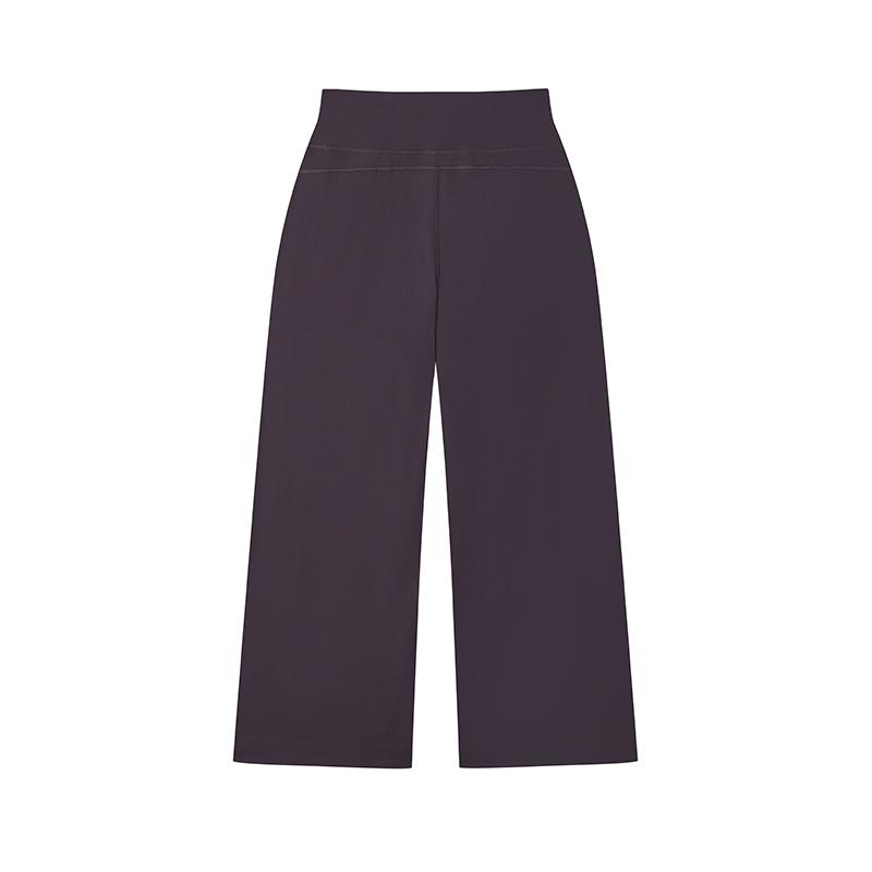 Fila Original Comfortable Straight Leg Wide Leg Casual Pants Women Bottoms Purple F51W529602F-DP