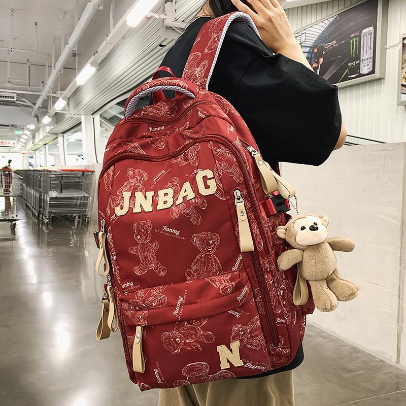 Schoolbag Children Elementary School Girls Junior High School Boys High School Boys Large Capacity Letter Backpack