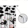 Cute Cow Print Curtains Polyester Fabric Suitable Bedroom Living Room Decoration Curtain Machine Washable Ideal For Area