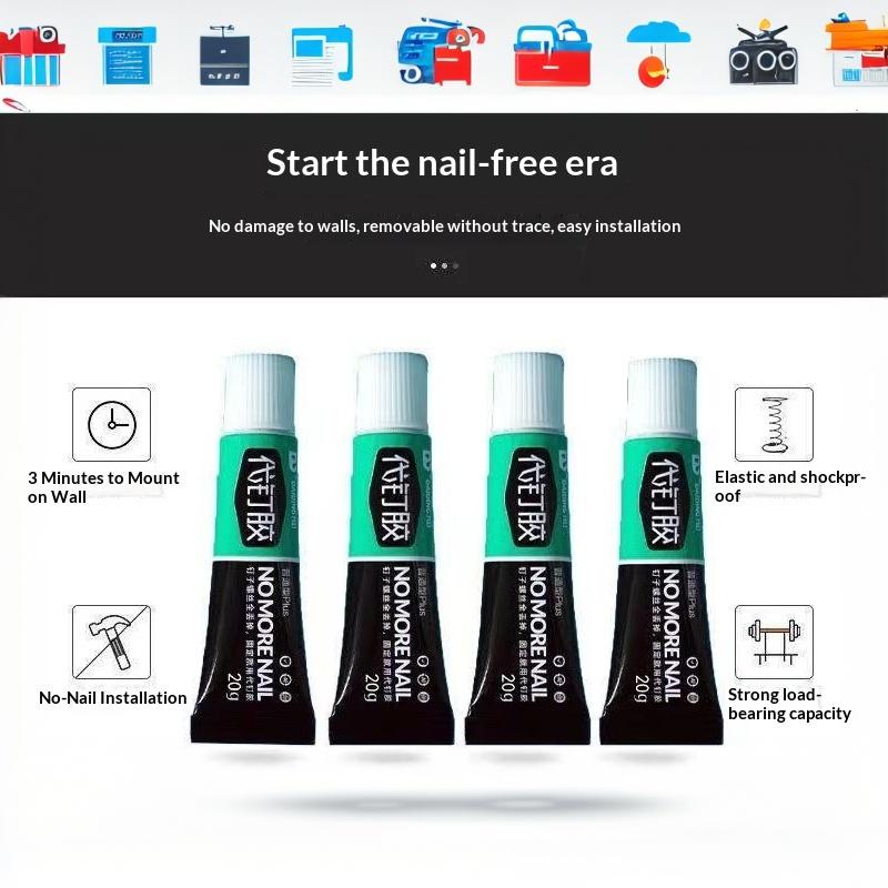 All-Purpose Quick Dry Nail-Free Adhesive Ultra Strong Heavy Duty Sealant for Window Door Gap Sealing Household Repair