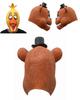 Máscara de Látex para Adulto de Five Nights At Freddy's con Estilo Freddy Chica Bonnie Foxy