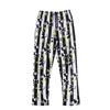 Beetlejuice Mens Logo Short-Sleeved Long Pajama Set