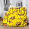 Colorful Creatures Pattern Flannel Blanket-Soft and Suitable for Sofas,Beds,Offices,Travel,All Seasons,Great Gift for Holidays and Birthdays.