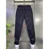 New Light Khaki Autumn Men's Casual Pants Micro-cone Loose Simple Micro-elastic Straight Men's Pants